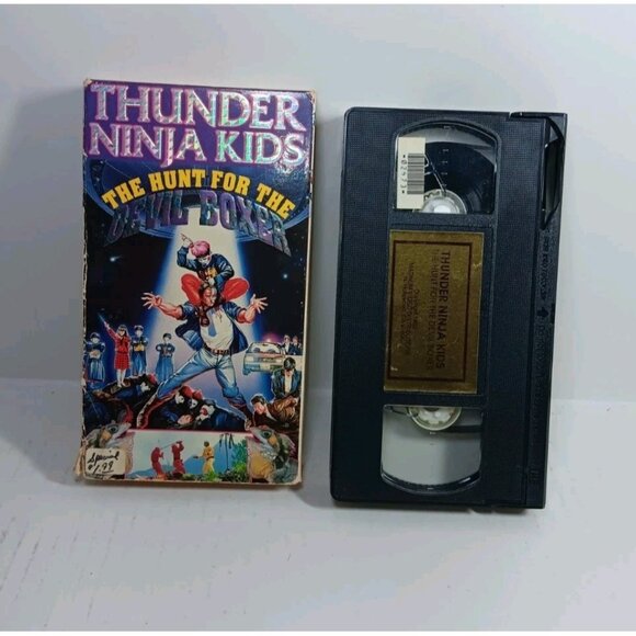 Rare 1992 Thunder Ninja Kids The Hunt For The Devil Boxer VHS Magnum - Picture 1 of 6